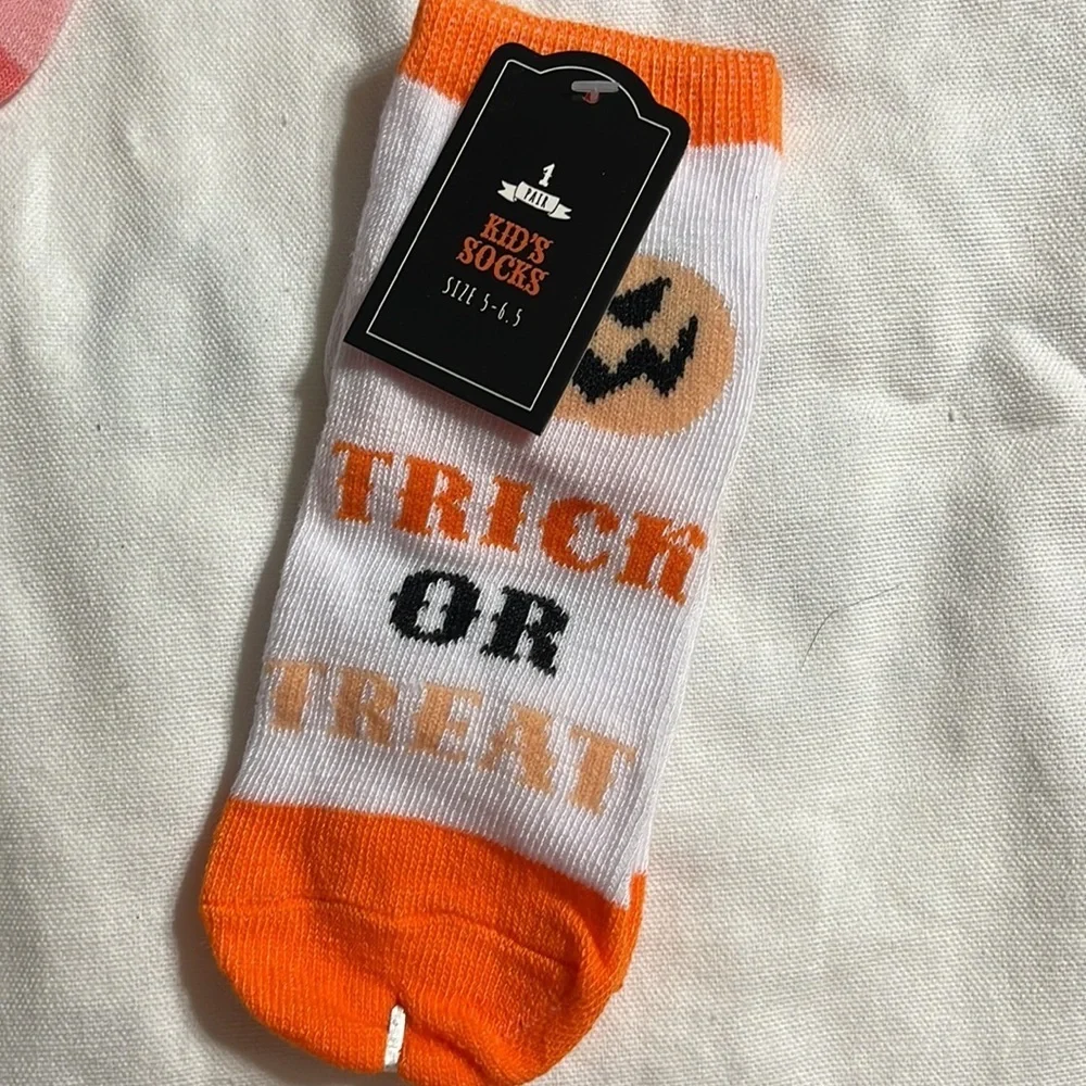 Nine pair of kid’s Halloween socks